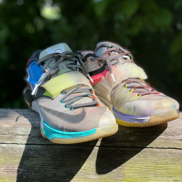 What The KD 7s Mens Basketball Shoes Size 9.5 - Picture 2 of 5